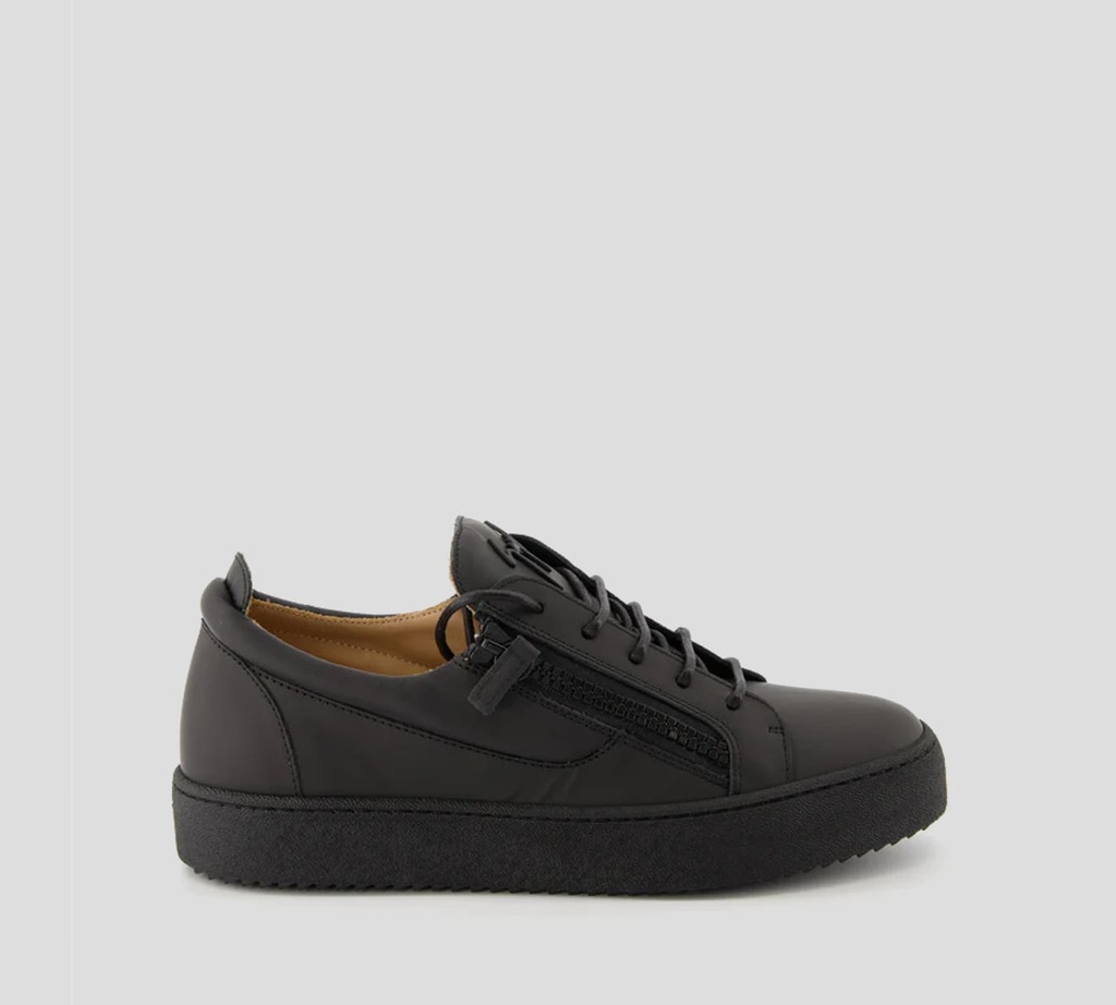 Giuseppe Zanotti - SNEAKERS MAY LONDON UNICOLOR CON DOBLE CIERRE LATERAL