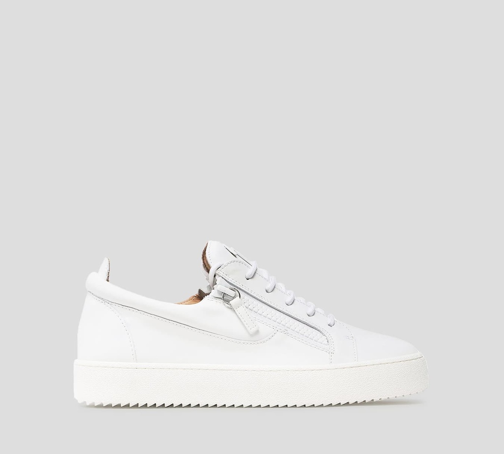 Giuseppe Zanotti - SNEAKERS MAY LONDON UNICOLOR CON DOBLE CIERRE LATERAL