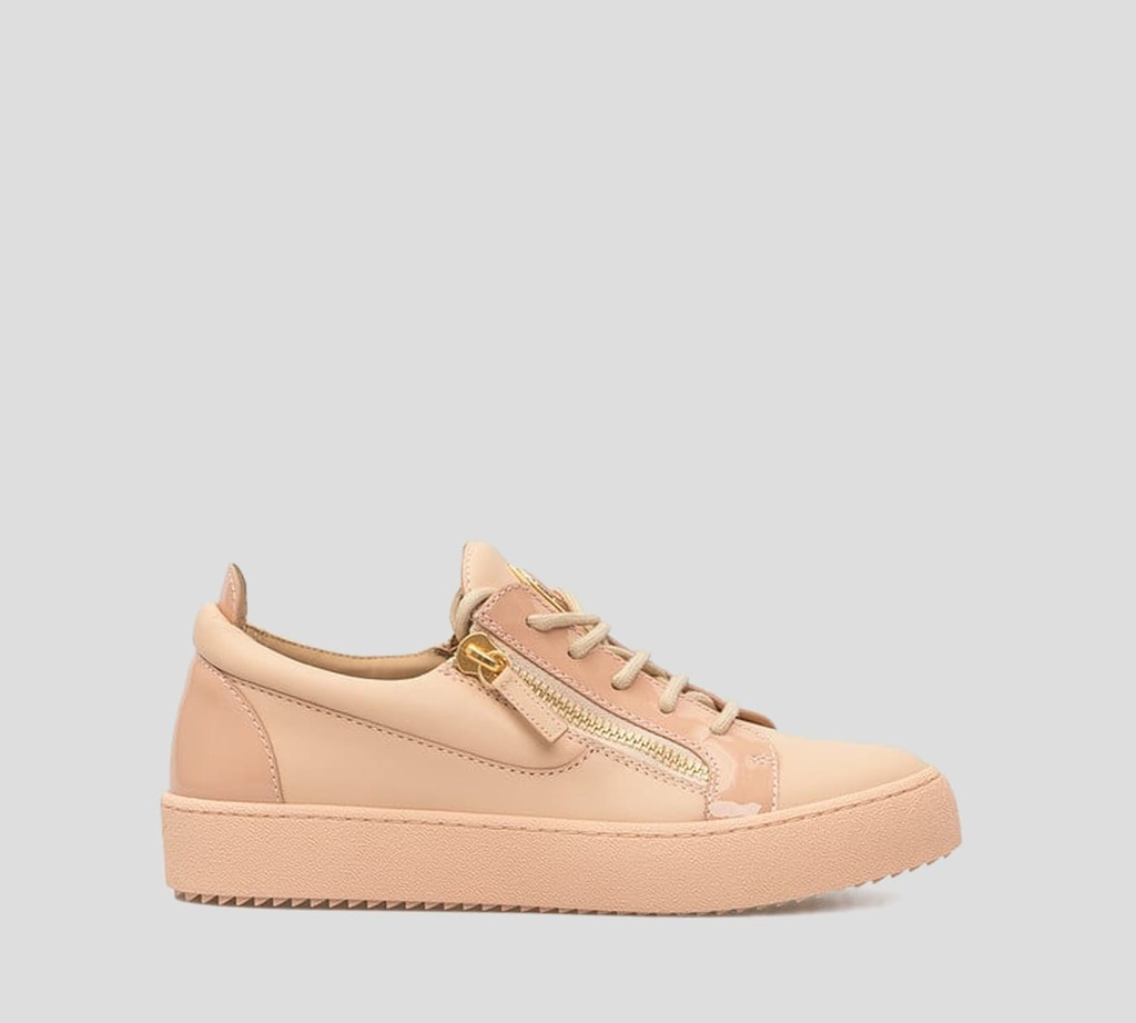 Giuseppe Zanotti - SNEAKERS UNICOLOR CON CIERRES LATERALES