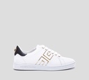 Elisabetta Franchi - SNEAKER BÁSICOS CON DETALLES DORADOS Y APLIQUE METÁLICO