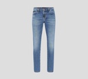 Philipp Plein - SKINNY JEANS SUPER STRAIGHT PREMIUM CON SELLO SOBRE BOLSILLO TRASERO
