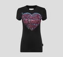 Philipp Plein - FRANELA CUELLO REDONDO PURE LOVE CON PEDRERÍA
