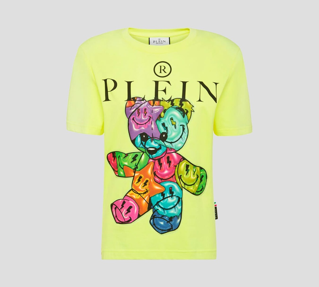 Philipp Plein - FRANELA TEDDY BEAR CUELLO REDONDO CON HOMBRERAS INCORPORADAS