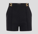 Elisabetta Franchi - SHORT PLISADO CON DOBLE BOLSILLO LATERAL