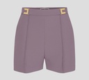 Elisabetta Franchi - SHORT PLISADO CON DOBLE BOLSILLO LATERAL