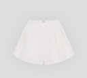 Elisabetta Franchi - SHORT CON PINZAS EN TELA TEXTURIZADA CON RELIEVE