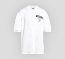 Moschino - POLO CON ESTAMPADO "MILANO" SOBRE EL PECHO