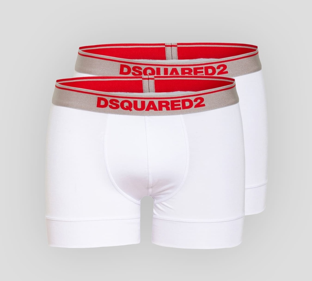 Dsquared2 - BI PACK DE BOXERS CORTOS CON BANDA ELÁSTICA A LA CADERA