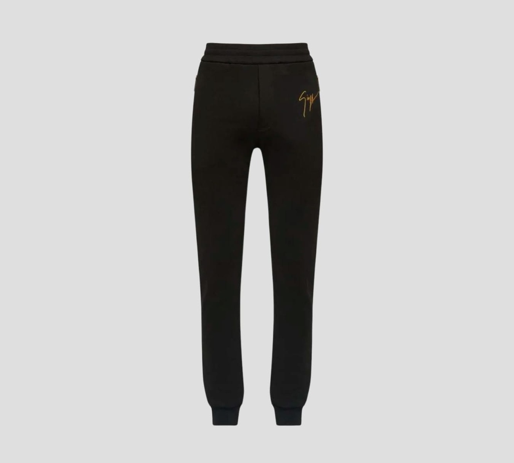 Giuseppe Zanotti - MONO JOGGER CON LOGO BORDADO Y BOLSILLOS CON CIERRE