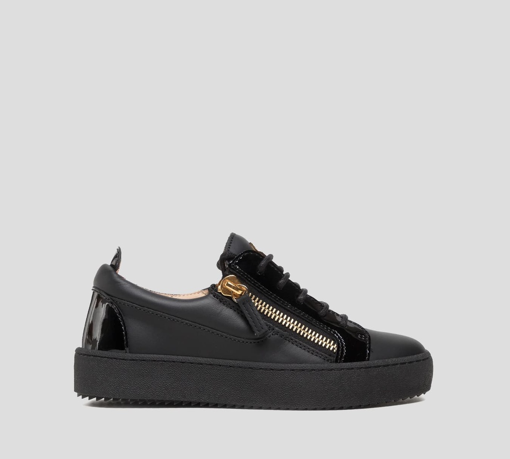 Giuseppe Zanotti - SNEAKERS UNICOLOR CON CIERRES LATERALES