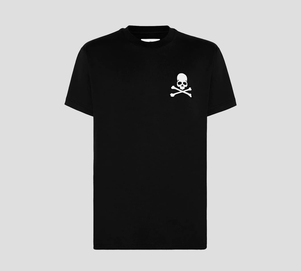 Philipp Plein - FRANELA CUELLO REDONDO CON CALAVERA BORDADA