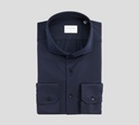 Xacus - CAMISA OXFORD CON CUELLO FRANCÉS LISO