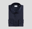 Xacus - CAMISA DE POPELINA CON CUELLO ITALIANO LISO