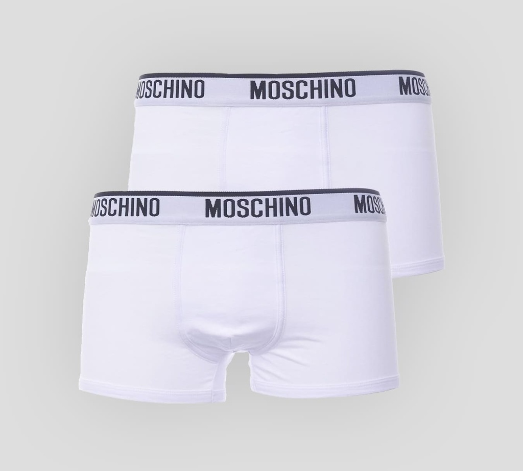 Moschino - BI PACK DE BOXER CON BANDA ELÁSTICA A LA CADERA CON LOGO