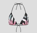 Moschino - TOP DE BIKINI ESTAMPADO CON LETRAS TORNASOL