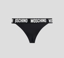 Moschino - PANTY DE BIKINI UNICOLOR CON BANDA ELÁSTICA A LA CADERA