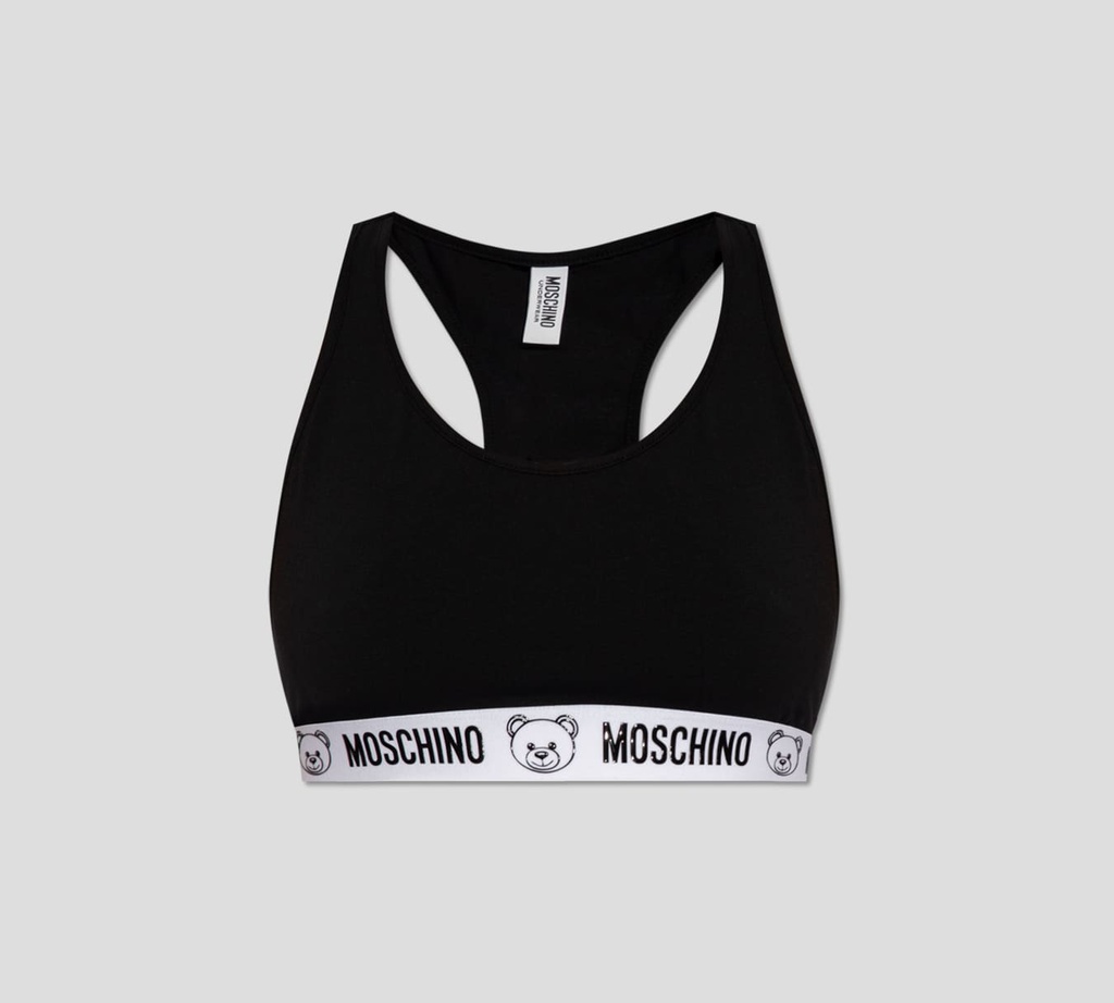 Moschino - TOP ÍNTIMO DEPORTIVO CON BANDA ELÁSTICA BAJO EL BUSTO