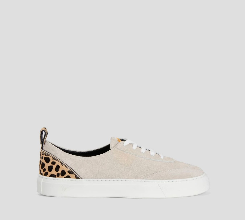 Giuseppe Zanotti - SNEAKERS OLYMPIC CORTE BAJO CON ANIMAL PRINT