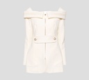 Elie Saab - CHAQUETA ESTRUCTURADA CON CIERRE FRONTAL