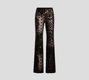 Etro - PANTALÓN DE JACGUARD EN TUL Y TERCIOPELO