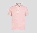 Etro - POLO BÁSICA UNICOLOR CON ESTAMPADO SUTIL EN BOTONERA Y CUELLO