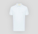 Etro - POLO BÁSICA AZUL CLARO CON ESTAMPADO SUTIL EN BOTONERA Y CUELLO