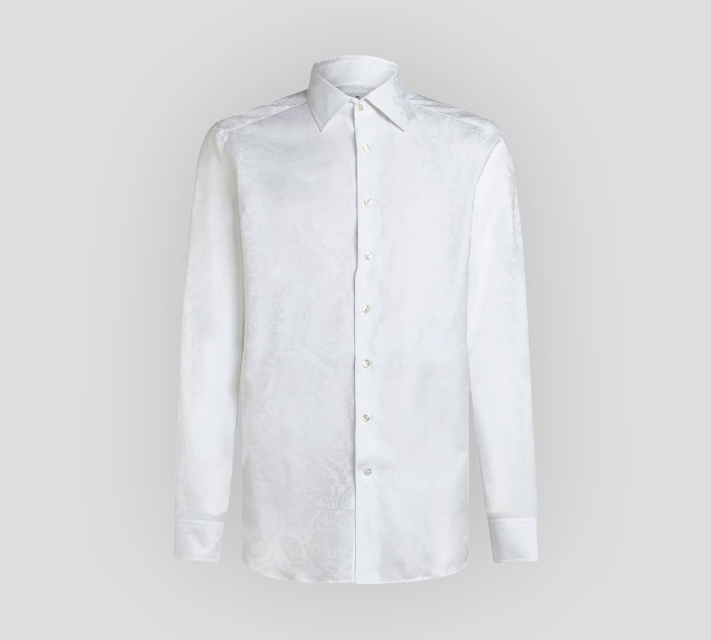 Etro - CAMISA DE VESTIR CLÁSICA CON DISEÑO EN RELIEVE