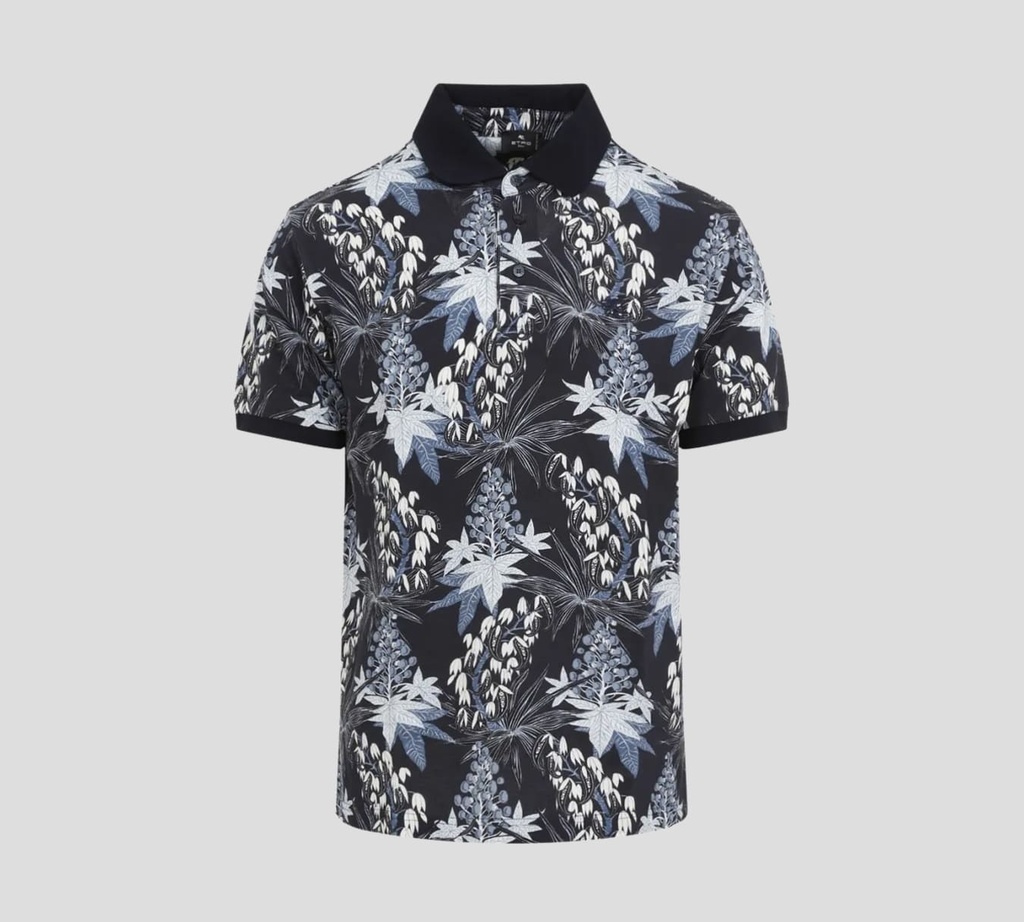 Etro - POLO CON ESTAMPADO FLORAL