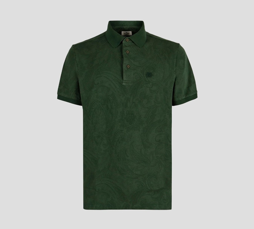 Etro - POLO CON ESTAMPADO PAISLEY JACQUARD