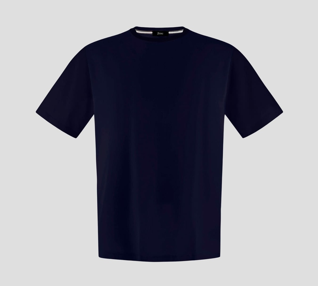 Herno - FRANELA BÁSICA CUELLO REDONDO UNICOLOR