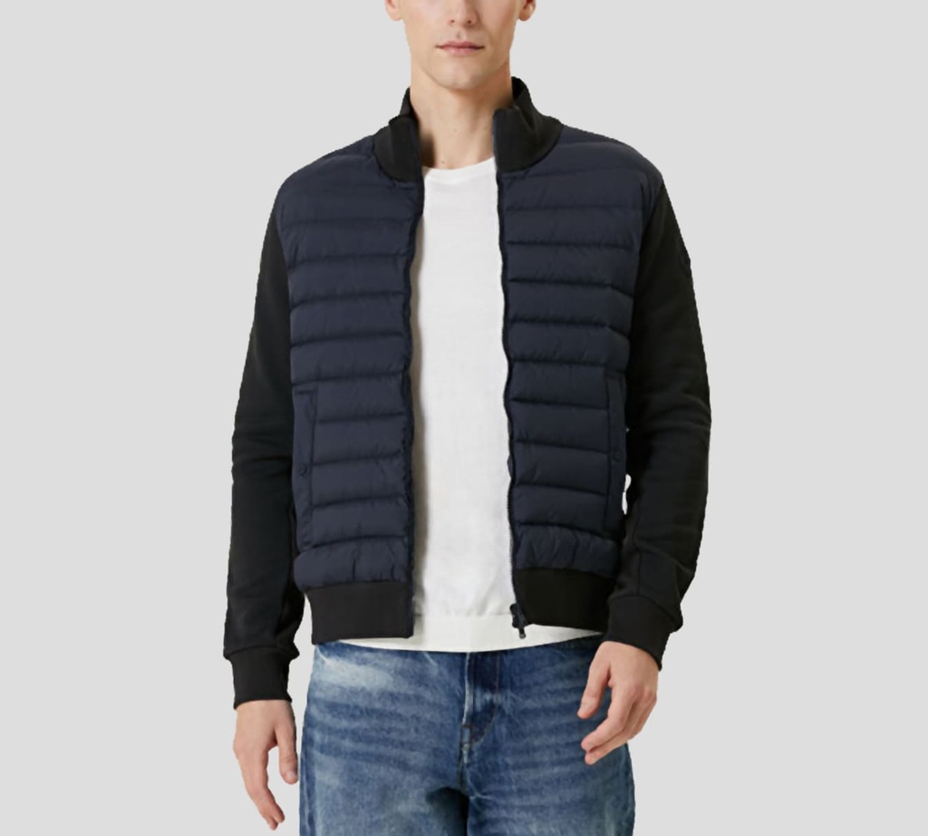 Herno - CHAQUETA PUFFER CON MANGAS DE PUNTO Y CUELLO ALTO
