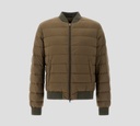 Herno - CHAQUETA BOMBER PUFFER IMPERMEABLE CON DOBLE BOLSILLO Y CIERRE FRONTAL