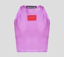 Versace jeans Couture - CROP TOP DEPORTIVO DE LYCRA SIN MANGAS