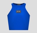 Versace jeans Couture - CROP TOP DEPORTIVO DE LYCRA SIN MANGAS