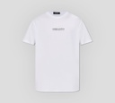 Dsquared2 - FRANELA CUELLO REDONDO BLANCA CON LOGO EN RELIEVE OUTLINE