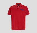 Dsquared2 - POLO UNICOLOR CON LOGO TEXTURIZADO EN SOBRE RELIEVE