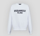 Dsquared2 - SWEATER CON LOGO ESTAMPADO AL FRENTE