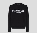 Dsquared2 - SWEATER CON LOGO ESTAMPADO AL FRENTE