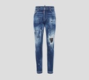 Dsquared2 - SKINNY JEANS CON RASGADURAS Y SALPICADO DE PINTURA