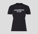 Dsquared2 - FRANELA CUELLO REDONDO CON LOGO EN SOBRE RELIEVE
