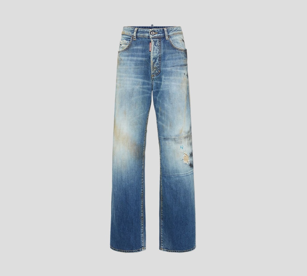 Dsquared2 - JEAN SAN DIEGO ANCHO CON ESTILO DE OXIDO Y LAVADO