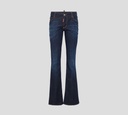 Dsquared2 - BLUE JEAN OSCURO DE BOTA ACAMPANADA 
