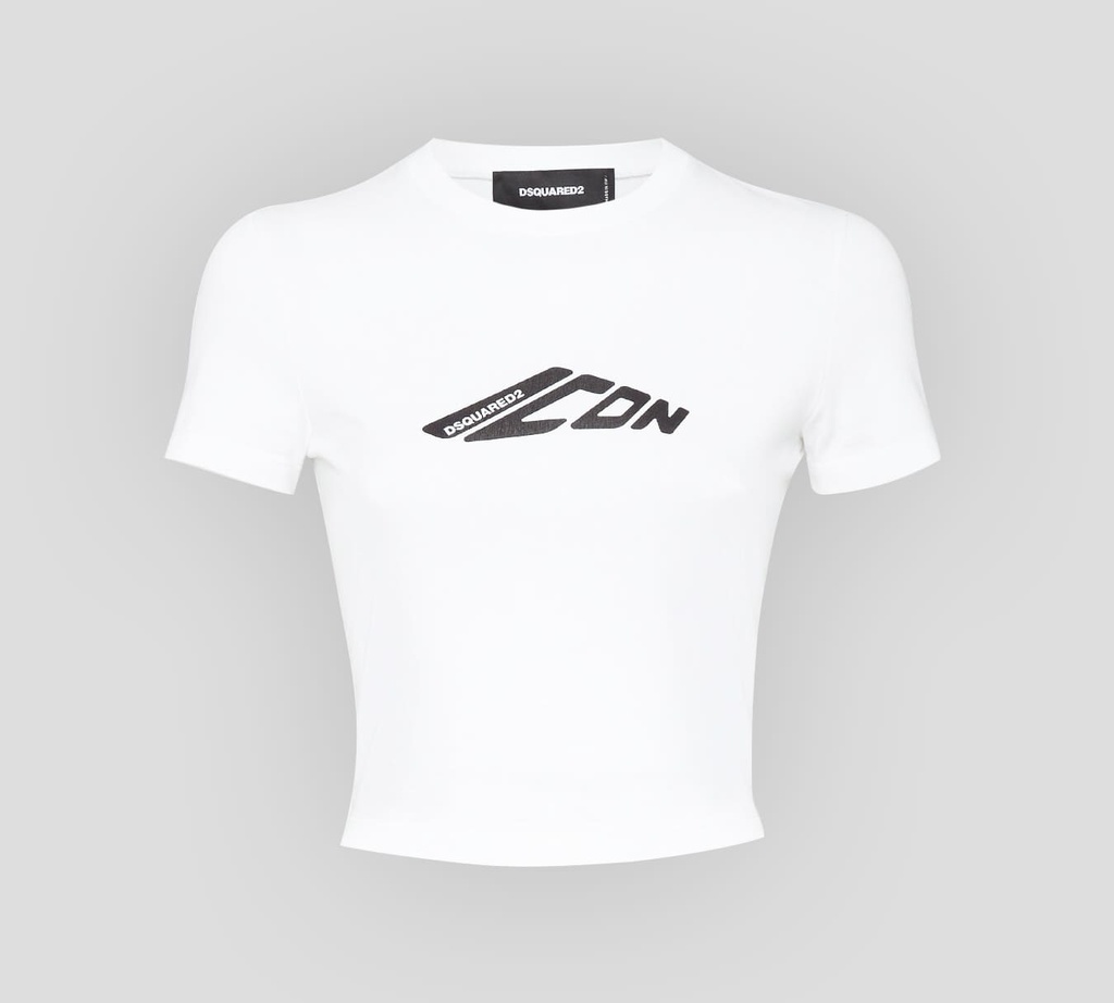 Dsquared2 - FRANELA ICON CUELLO REDONDO DE TALLE CORTO