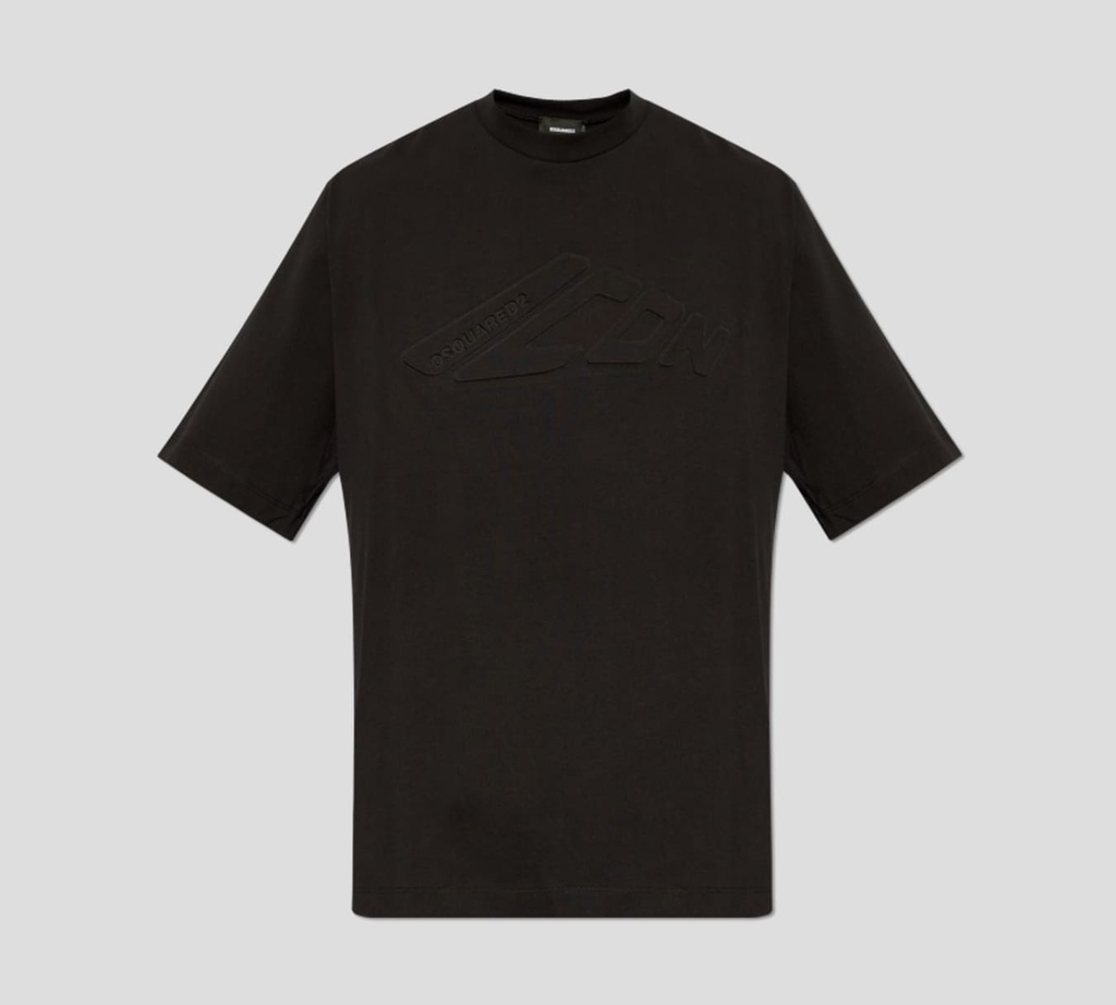 Dsquared2 - FRANELA CUELLO REDONDO ICON CON LOGO EN RELIEVE