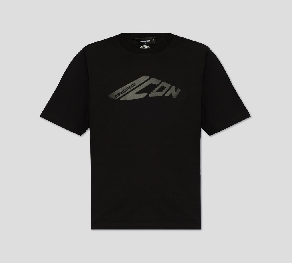 Dsquared2 - FRANELA ICON CUELLO REDONDO MONOCROMÁTICA