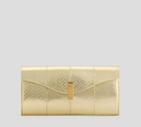 Giuseppe Zanotti - CLUTCH FLUTIE EN TONO METÁLICO CON CADENA PARA EL HOMBRO