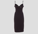 Elisabetta Franchi - VESTIDO NEGRO CON CIERRE
