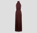 Elisabetta Franchi - VESTIDO DE GALA CON ESPALDA DESCUBIERTA Y CUELLO ALTO