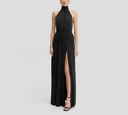 Elisabetta Franchi - VESTIDO LARGO CON ABERTURA EN FALDA Y ESPALDA DESCUBIERTA