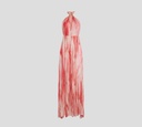 Elisabetta Franchi - VESTIDO DE VISCOSA EN CORTE IMPERIAL CON ESTAMPADO